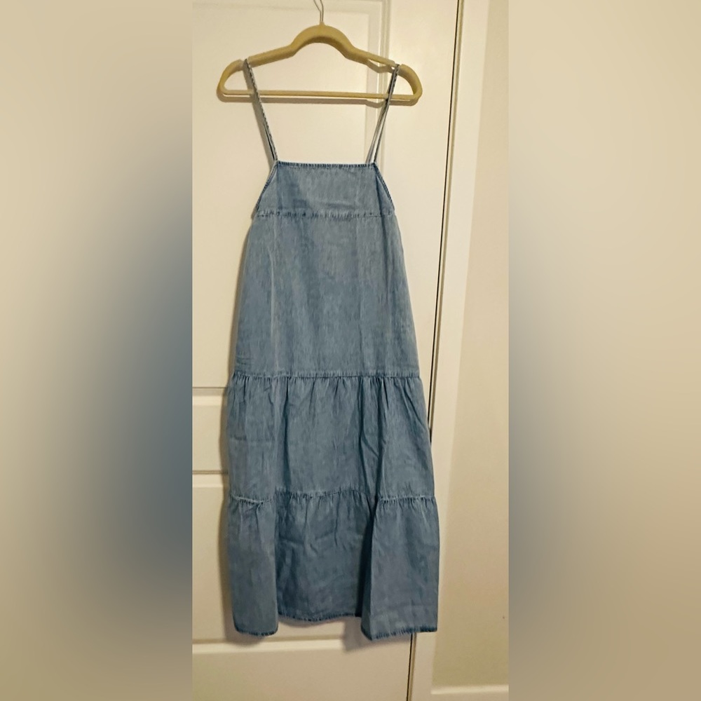 Mango Ruffled denim dress - Picture 4 of 6